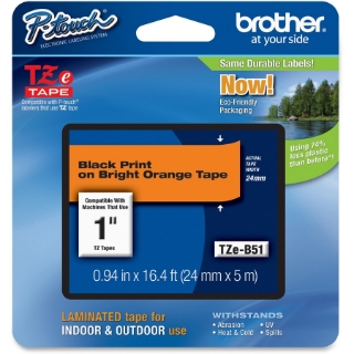 Picture of Brother P-touch TZe 1" Laminated Lettering Tape