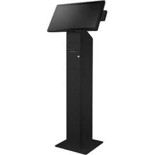 Picture of Advantech Single Floor Stand with Thermal Printer, Black Color