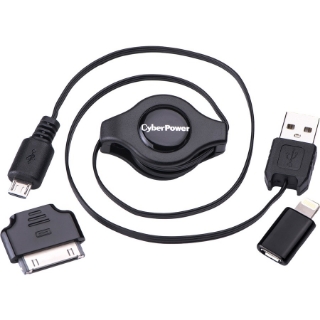 Picture of CyberPower iDevice USB Cable Kit for Apple Devices