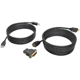 Picture of Tripp Lite 10ft HDMI DVI USB KVM Cable Kit USB A/B Keyboard Video Mouse 10'